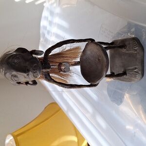 African Folk Art Sculpear Often Constructed From Cast Metal Such As Bronze